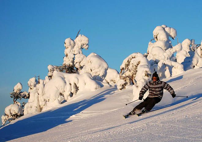Де в Фінляндії покататися на лижах фото