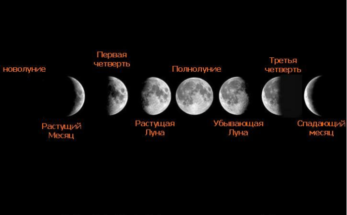 Цикл Місяця фото