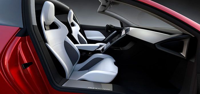 Салон Tesla Roadster 2020